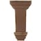 Ekena Millwork 4"W x 4 3/4"D x 8"H Small Jefferson Wood Vintage Decor Corbel, Weathered Brown CORWD04X04X08JEBR - alternate 2